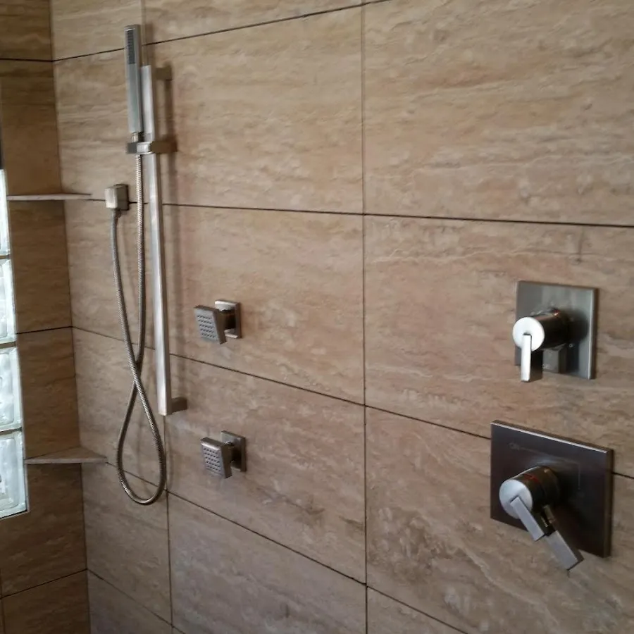 Shower fixture installation for Water Heater Replacement in Fairmont
